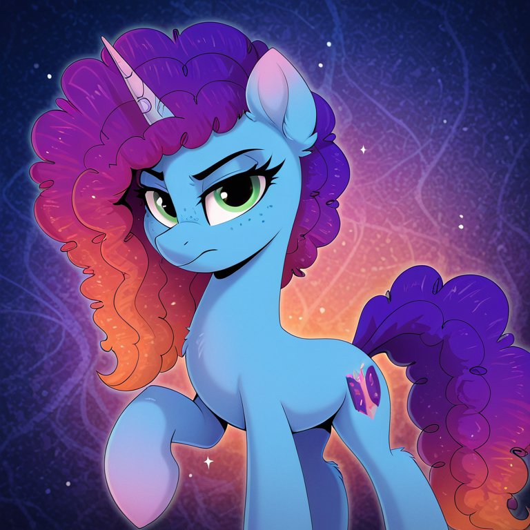 00338-1666246571-resolution, masterpiece, high resolution, (SOLO_ 1.2), wild, detailed background,_Misty Brightdawn, blue body unicorn,( eyes gre.jpg